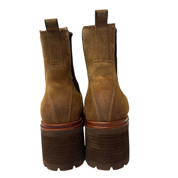 Söfft Women's Jordie Brown Suede Leather Chelsea Lug Heel Ankle Boots Size 9.5M - Picture 3 of 8